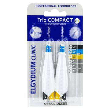 Elgydium Clinic Trio Compact 012, szczoteczka międzyzębowa, 2 szt.