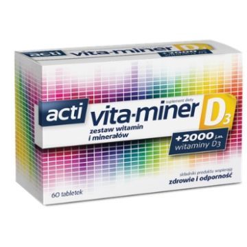 Acti Vita-miner D3, tabletki, 60 szt.