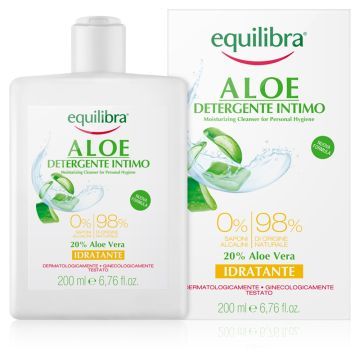 Equilibra, nawilżający żel aloesowy do higieny intymnej, 200 ml