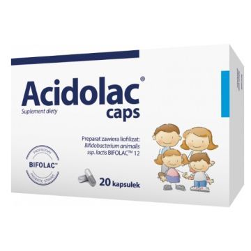 Acidolac caps, kapsułki, 20 szt.