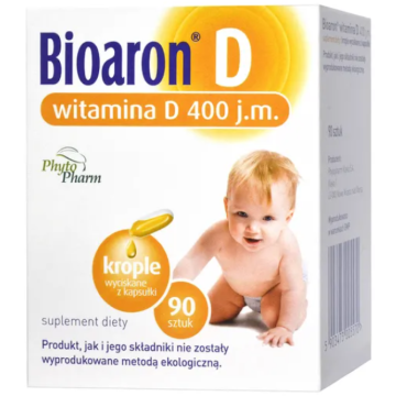 Bioaron D, 400 j.m., krople, 10 ml