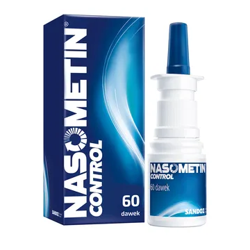 Nasometin Control, 50 mcg/dawkę, aerozol do nosa na alergię, 60 dawek