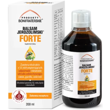 Produkty Bonifraterskie Balsam Jerozolimski Forte, płyn, 200 ml