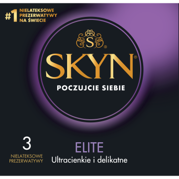 Skyn Elite, nielateksowe prezerwatywy, 3 szt.