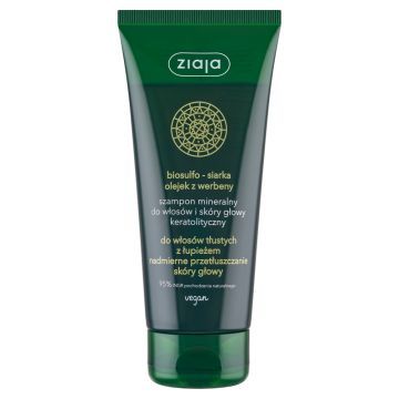 Ziaja, szamp., biosulfo, miner.,siarka,ol.z werbeny,200 ml