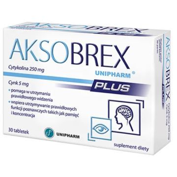 Aksobrex Unipharm Plus, tabl., 30 szt