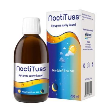 NoctiTuss, syrop, na suchy kaszel, 200 ml