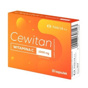 Cewitan Witamina C 1000 mg, kaps., 15 szt