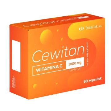 Cewitan Witamina C 1000 mg, kapsułki, 60 szt.