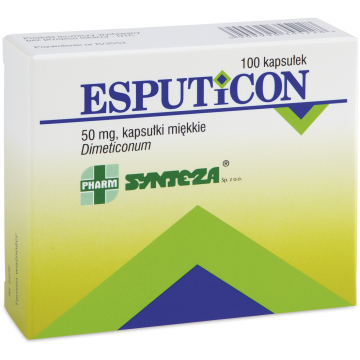 Esputicon, 50 mg, kapsułki miękkie, 100 szt.