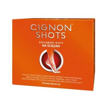 Cignon Shots, plyn doustny, na sciegna, 10 ml, 20 filol