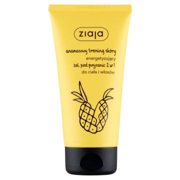 Ziaja Ananasowy, zel energetyzujacy, p/prysznic, 2w1,160 ml