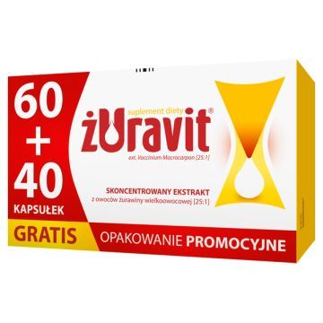 Zuravit, kaps.miekkie, 60 szt + 40 szt