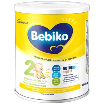 Bebiko 2 NUTRIflor Expert, mleko następne dla niemowląt, proszek, 6 m+, 700 g