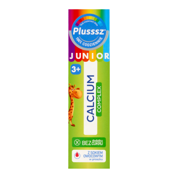 Plusssz Junior Calcium Complex, tabletki musujące, 20 szt.