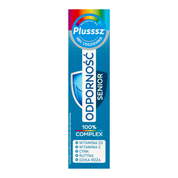 Plusssz Odporność Senior 100% Complex, tabletki musujące, 20 szt.