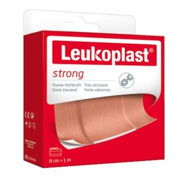 Leukoplast Strong, plaster, 8 cm x 1m, 1 szt.