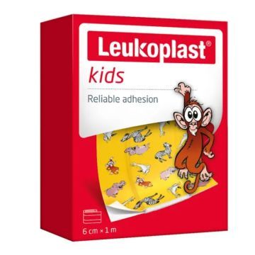 Leukoplast Kids, plaster, 6 cm x 1 m, 1 szt.