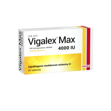 Vigalex Max, 4000 IU, tabletki, 60 szt.