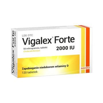 Vigalex Forte, 2000 IU, tabletki, 120 szt.