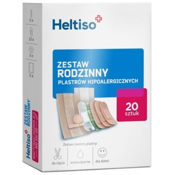 Heltiso plaster hipoalergiczny zestaw rodzinny