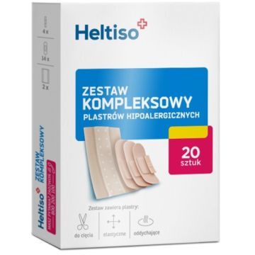 Heltiso plastry hipoalergiczne, zestaw kompleksowy