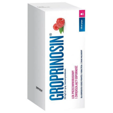 Groprinosin Forte, 500 mg/5 ml, syrop, 150 ml