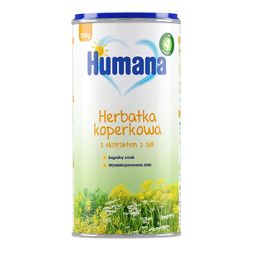 Humana Herbatka koperkowa, po 4 m-cu, 200 g