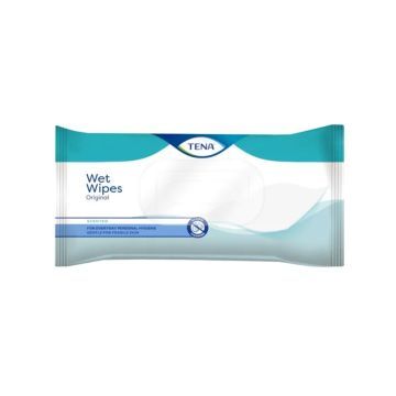 Tena Wet Wipes Original, zapachowe chusteczki nawilżane, 80 szt.