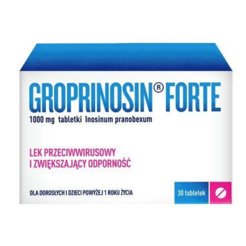 Groprinosin Forte, 1000 mg, tabletki, 30 szt.