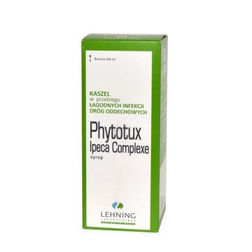 Lehning Phytotux, syrop na kaszel, 250 ml