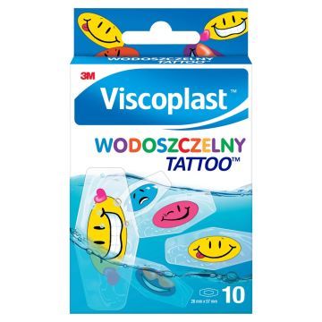 Viscoplast Tattoo, plastry wodoszczelne, 10 szt.