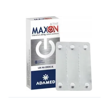 Maxon Active, 25 mg, tabletki powlekane, 8 szt.