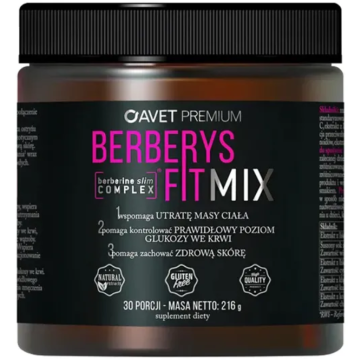 Berberys Fit Mix Avet Premium, proszek, 216 g