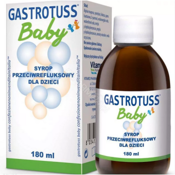 Gastrotuss Baby, syrop, p/refluksowy,dla dzieci, 180 ml