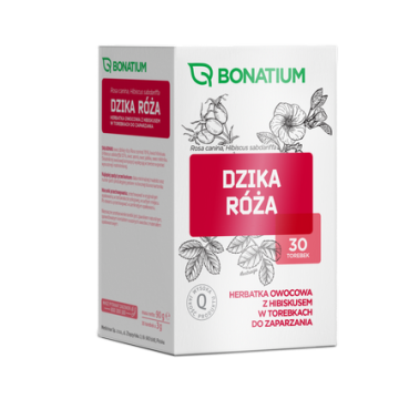 Bonatium Dzika roza,herbatka owoc., z hibiskusem, 3 g, 30szt