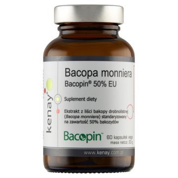 Bacopa monniera Bacopin 50% EU, kaps., 60 szt