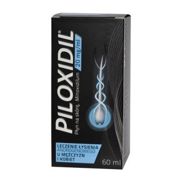 Piloxidil, 2%, płyn na skórę głowy, 60 ml