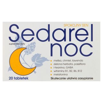 Sedarel Noc, tabl., 20 szt