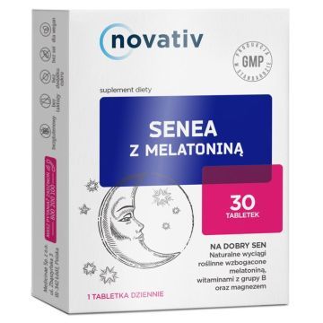 Novativ Senea z melatonina, tabl., 30 szt