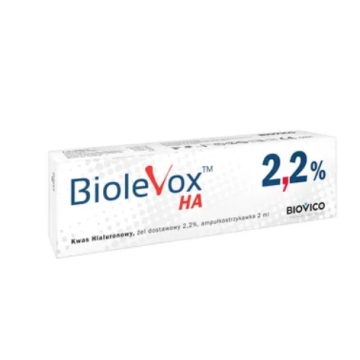 Biolevox HA 2,2%, 2 ml, żel dostawowy, 1 ampułko-strzykawka