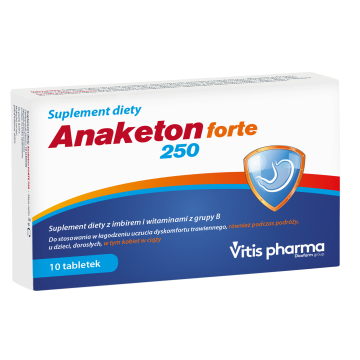 Anaketon Forte 250, tabletki, 10 szt.