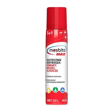 Mosbito Max, spray, 3w1, 90 ml