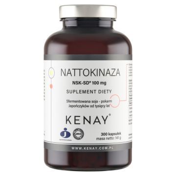 Nattokinaza 100mg NSK-SD, kaps., 300 szt