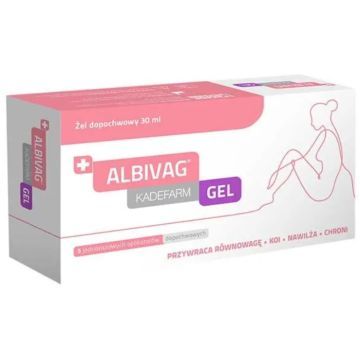 Albivag Gel, żel dopochwowy, 30 ml, 5 aplikatorów