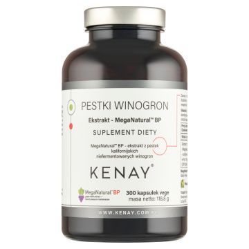 Mega Natural, kaps.,ekstrakt z pestek winogron,300 szt