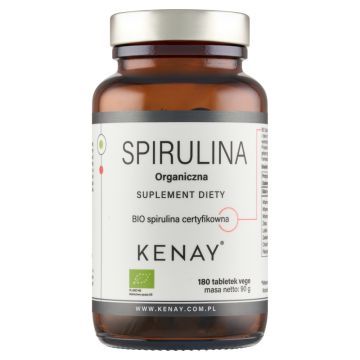 Spirulina Organiczna, tabl., 180 szt