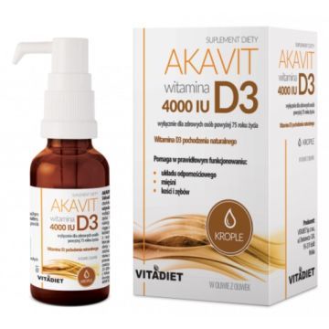 Akavit witamina D3 4000IU, krople, 29,4 ml (210 dawek)