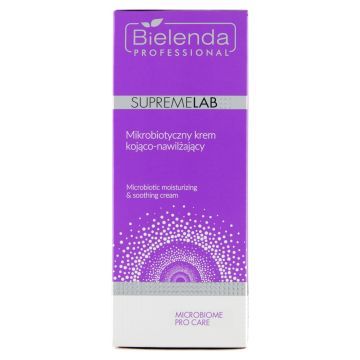 Bielenda Professional SupremeLab, Mikrobiotyczny krem kojąco-nawilżający, 50 ml