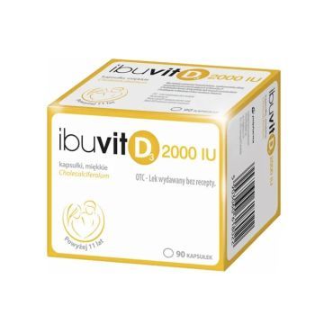 Ibuvit D3 2000 IU, 2000 IU, kapsułki miękkie, 90 szt.